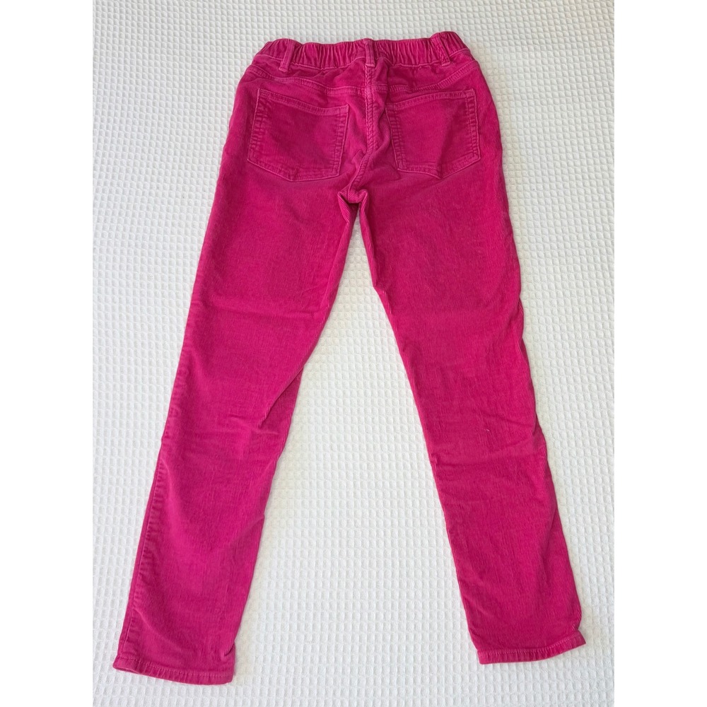 Crewcuts J Crew Girls Pink Corduroy Pants Size 10 Elastic Waist Slim Fit Leg - Picture 2 of 7